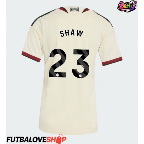Dres Manchester United Luke Shaw #23 Tretina pre Ženy 2026-27 Krátky Rukáv